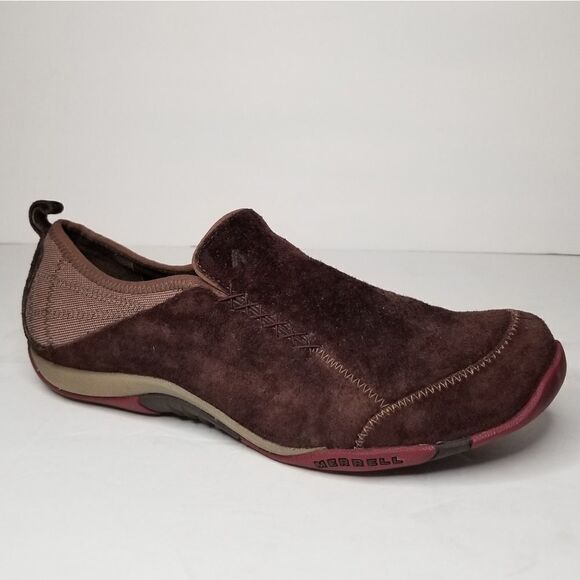 Merrell comfort shoe slip on bisect coffee bean Women's size 8 - Picture 1 of 8
